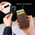 Load image into Gallery viewer, Cardholder mit 7 aufgefächerten Karten aus dem Pop-Up-Mechanismus
